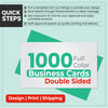 1000 Business Cards