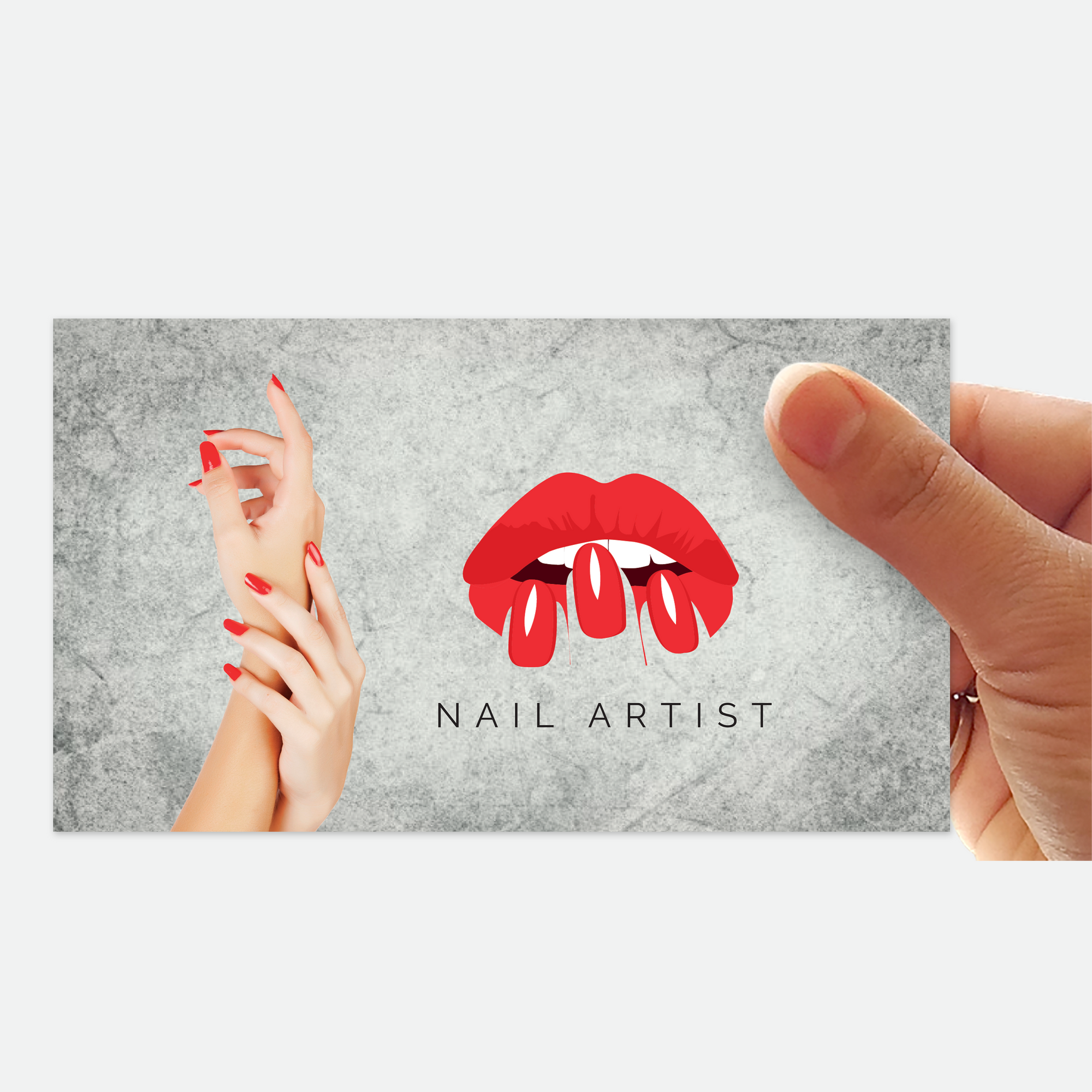 Nail Artist Business Cards